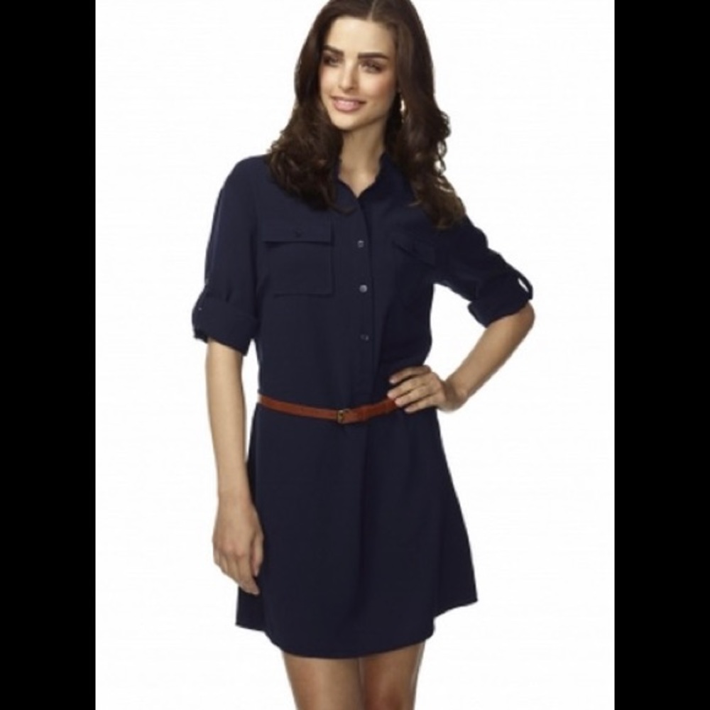 The Limited Navy Blue Midi Dress